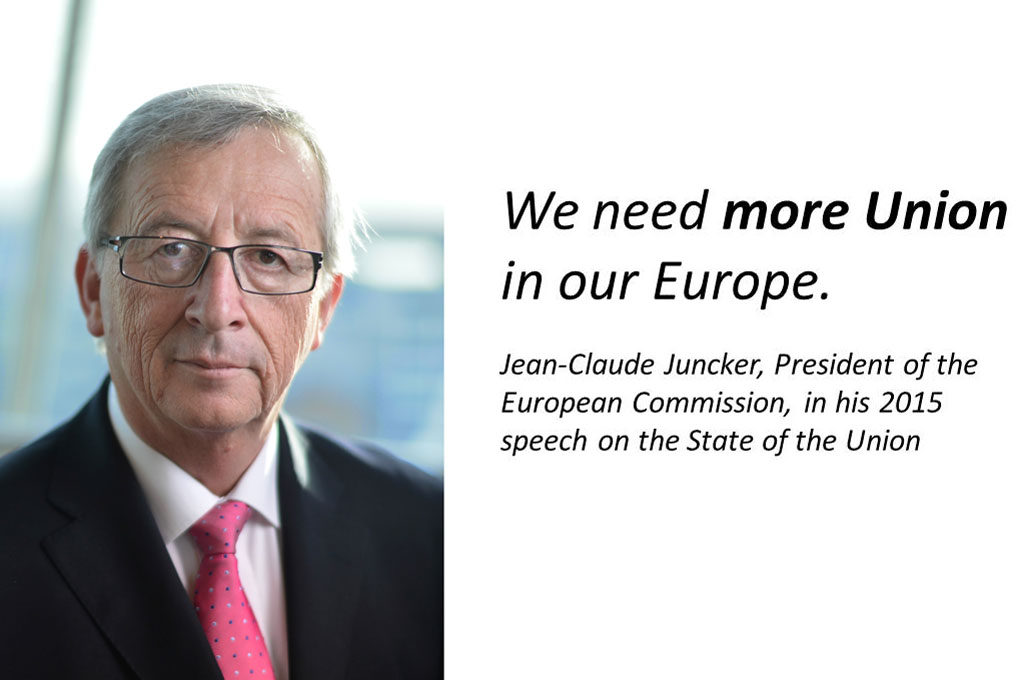 Portrait photo of Jean-Claude Jucker, President of the European Commission