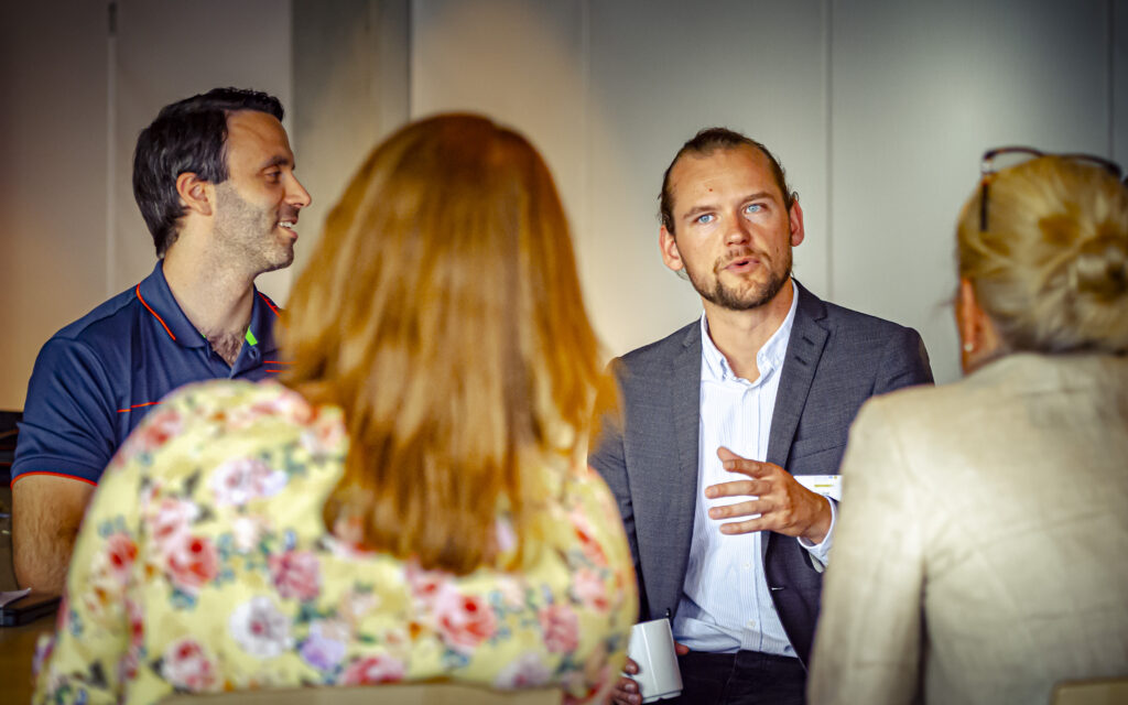 Talks during Living Lab participants seeking to foster innovation