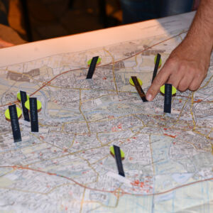 SHARE-North: Mobil.punkte - shared mobility hubs - are a very important part of the rollout of sustainable mobility in Bremen. Shared mobility game.